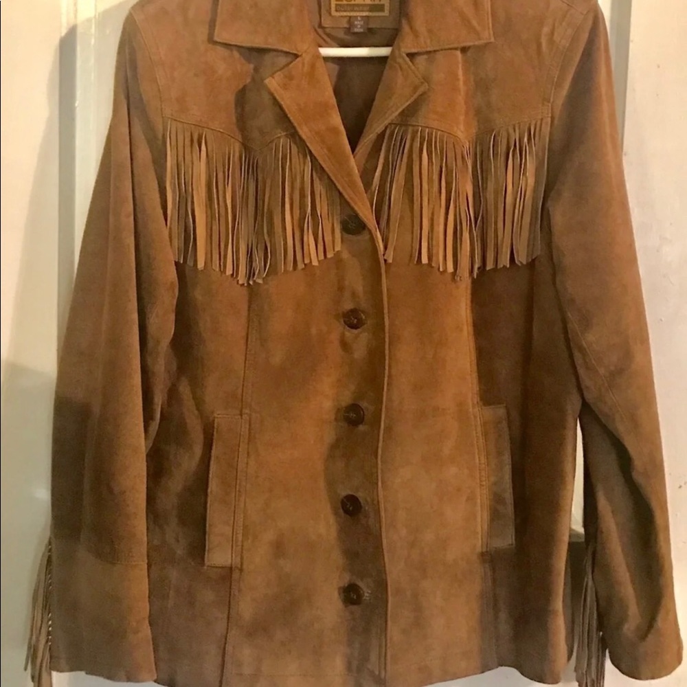 Fringe Leather Jacket AWESOME